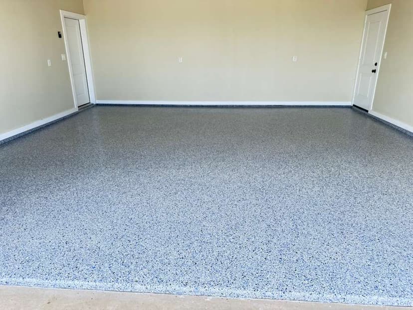 After - Project 1 residential garage epoxy transformation
