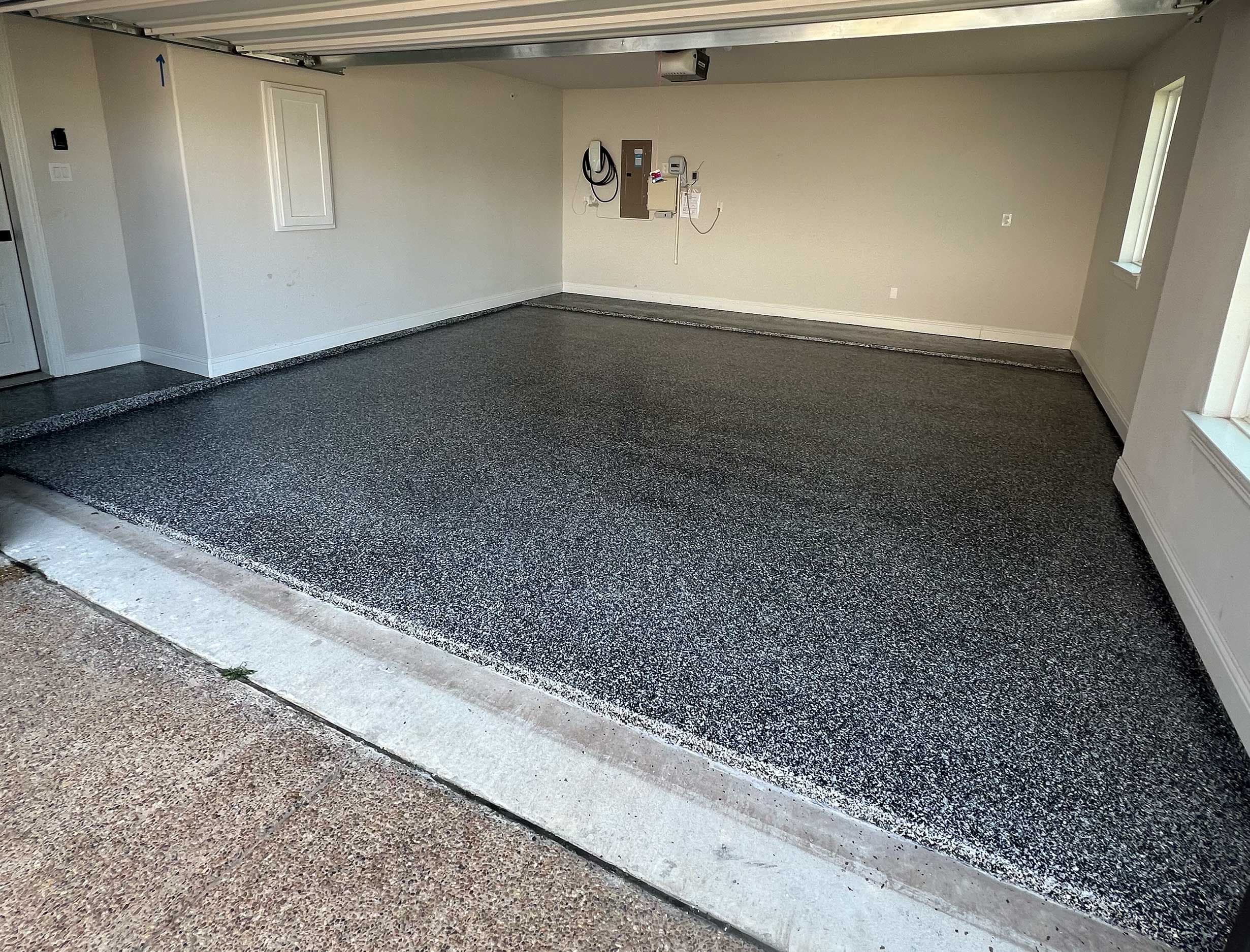 Completed epoxy project showing a clean, durable final surface